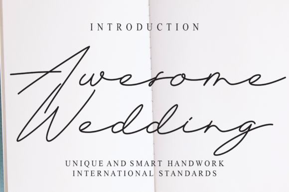 Awesome Wedding Font for Handmade Creations