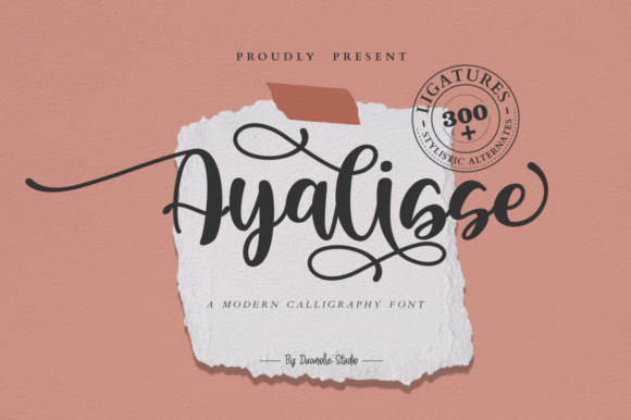 Ayalisse Script Font for Modern Web Design