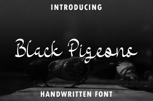 Black Pigeons Font for Digital Marketing