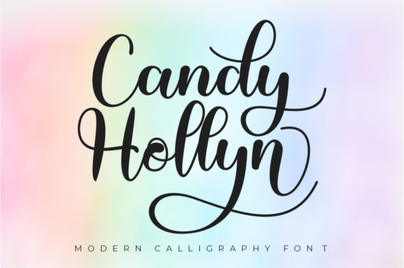 Candy Hollyn: A Handwritten Font for Creative Makers