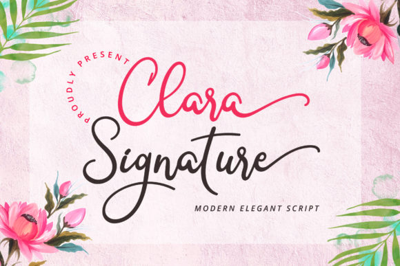 Clara Signature: A Handwritten Font for Thoughtful Design