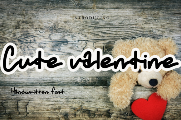 Cute Valentine Font for Branding Projects