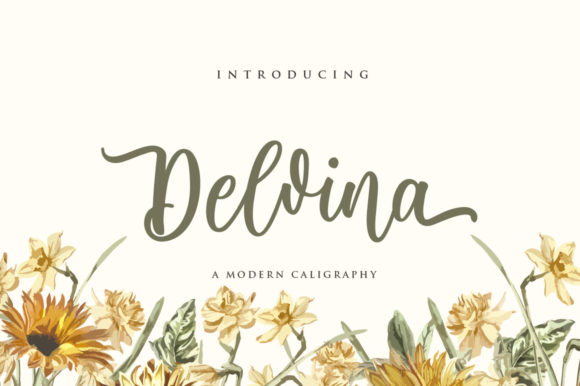 Delvina: A Handwritten Font for Timeless Editorial Design
