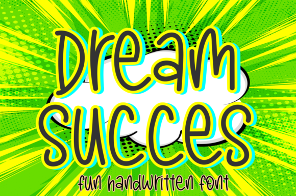 Dream Succes: A Handwritten Font for Branding Projects