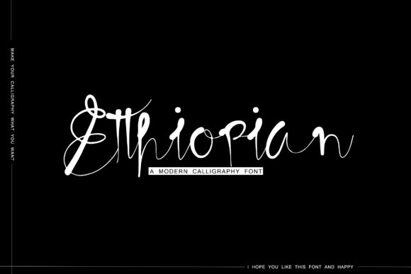 Etthiopian: A Script Font for Bold Branding