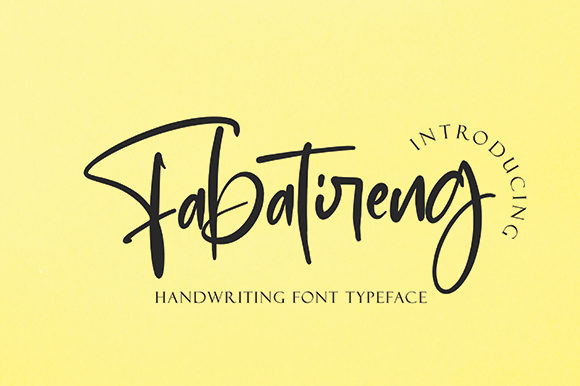 Fabatireng Font for Business Branding