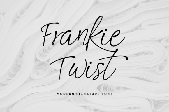 Frankie Twist: A Handwritten Font for Warm Branding Projects