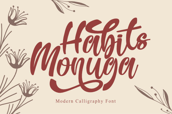 Habits Monuga Font Review