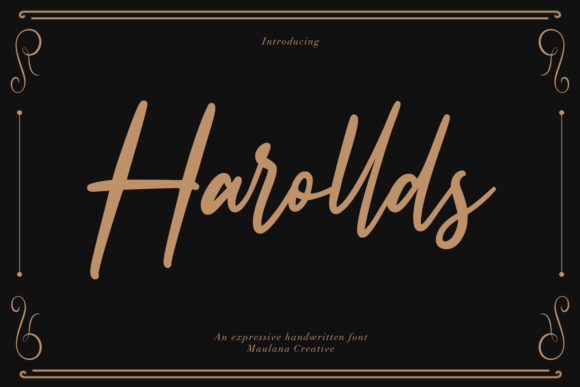 Harollds Font for Professional Branding