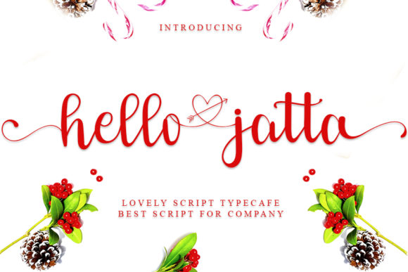 Hello Jatta: A Romantic Script Font for Digital Projects