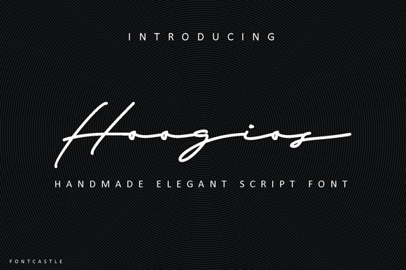 Hoogios: The Script Font That Elevates Your Campaigns
