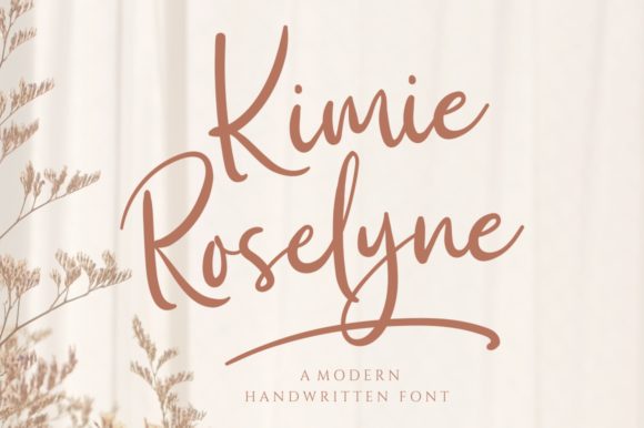 Kimie Roselyne: A Delicate Handwritten Font for Branding Projects