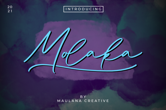 Molaka: A Stylish Script Font for Digital Creatives