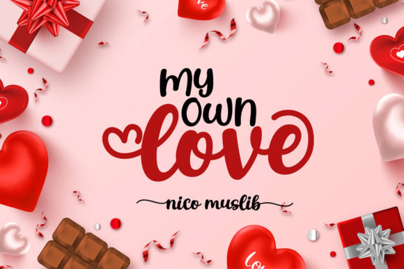 My Own Love Handwritten Font for Craft Projects