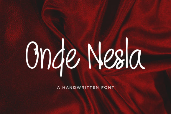 Onde Nesla: A Script Font for Modern Editorial Design