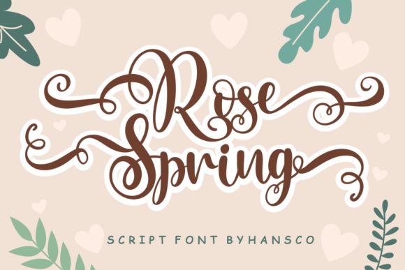 Rose Spring Font Review for Branding and Design Projects