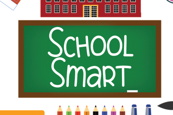 School Smart Font for Handmade Creations