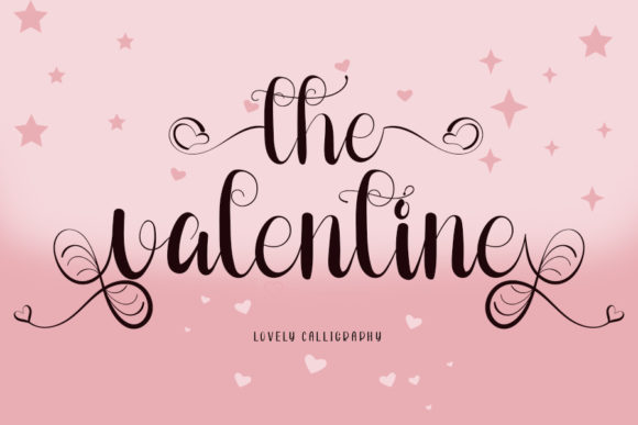 The Valentine Font for Web and Digital Design