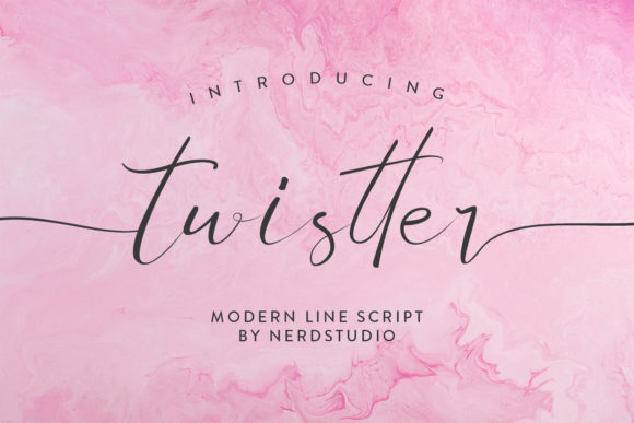 Twistter: A Handwritten Font for Modern Editorial Design