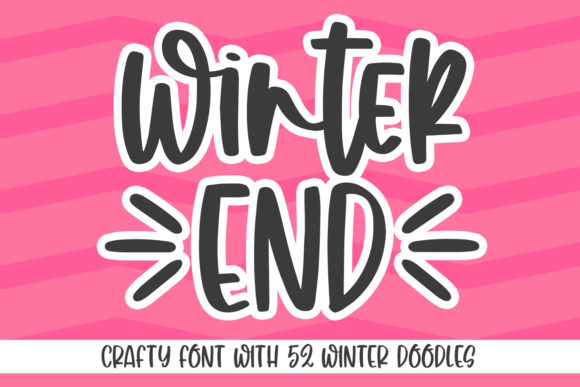 Winter End Font for Editorial Design and Content Creation