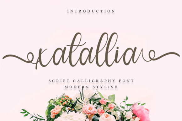 Xatallia Font for Handmade Creations
